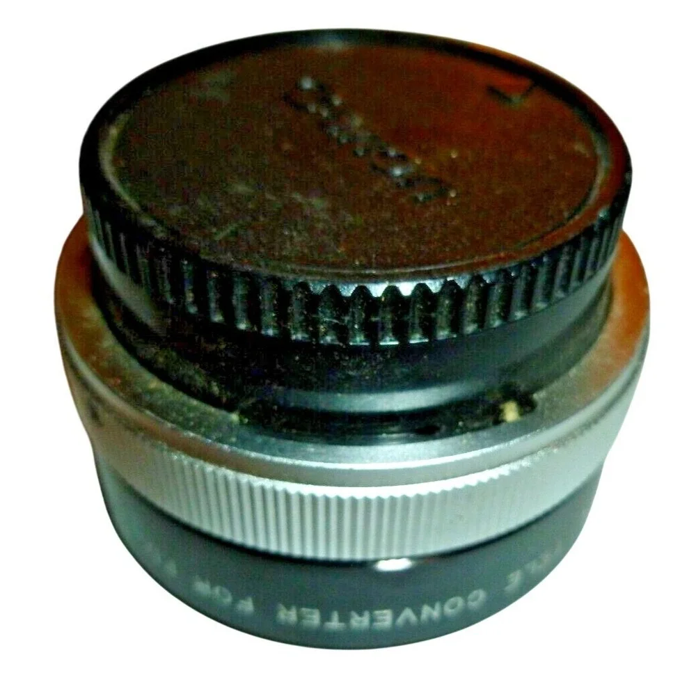 Vintage Bushnell 2X Auto Tele Converter for Canon FD Mount Camera Lens Japan